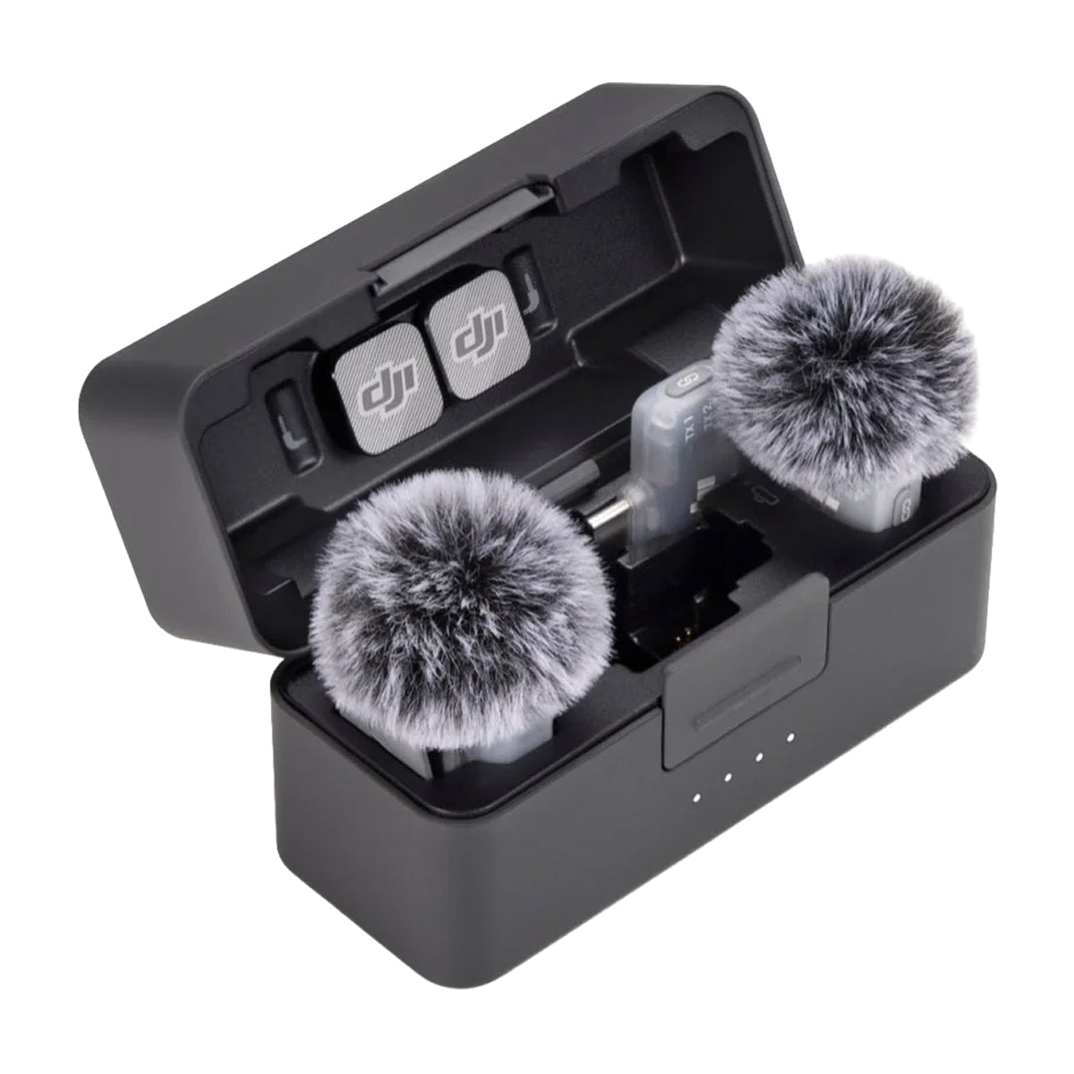 DJI Mic Mini 2 Sistema de Micrófono Inalámbrico Doble Canal | 2 Transmisores | 1 Receptor Móvil | Para Cámaras Profesionales, Smartphones, Tablets y Computadoras | Cubierta Magnética Intercambiable