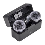 DJI Mic Mini 2 Sistema de Micrófono Inalámbrico Doble Canal | 2 Transmisores | 1 Receptor Móvil | Para Cámaras Profesionales, Smartphones, Tablets y Computadoras | Cubierta Magnética Intercambiable
