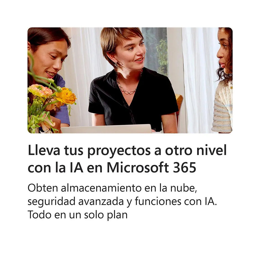 Microsoft 365 Personal Suscripción de 1 Año | Copilot IA | 1 Persona | 5 Dispositivos / Persona