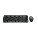 Logitech MK250 Teclado & Mouse Inalámbrico | Accesos Directos | A Prueba de Salpicaduras | Negro