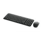 Logitech MK250 Teclado & Mouse Inalámbrico | Accesos Directos | A Prueba de Salpicaduras | Negro