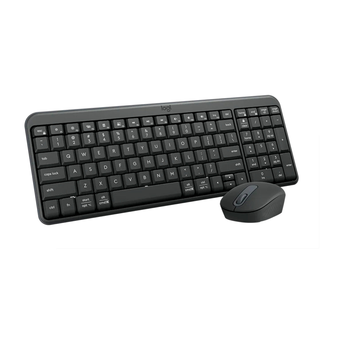 Logitech MK250 Teclado & Mouse Inalámbrico | Accesos Directos | A Prueba de Salpicaduras | Negro