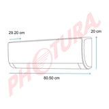 Mabe Aire Acondicionado Split Inverter 11,821 BTU | SEER 20 | Solo Frío | Recubrimiento Pro Shield | Silver Ion | Bio Filtro | 220v