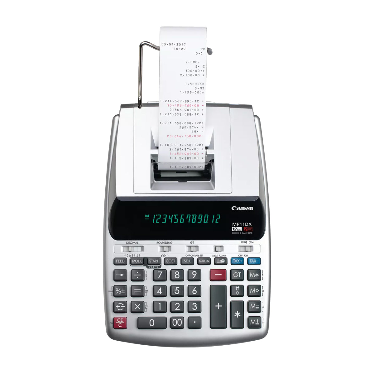 Canon Maquina Sumadora de 12 Dígitos | Alta Velocidad | Impresión en 2 Colores