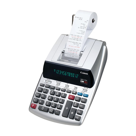 Canon Maquina Sumadora de 12 Dígitos | Alta Velocidad | Impresión en 2 Colores
