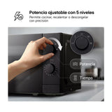 LG Microondas de 700W | 0.7p3 | Negro