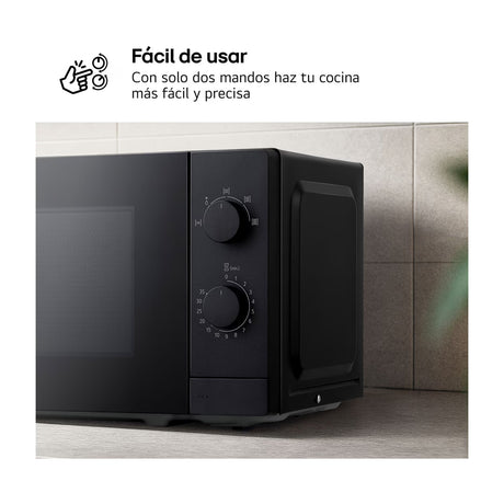 LG Microondas de 700W | 0.7p3 | Negro