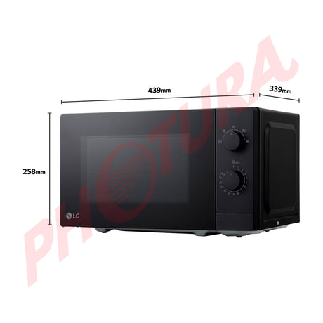 LG Microondas de 700W | 0.7p3 | Negro