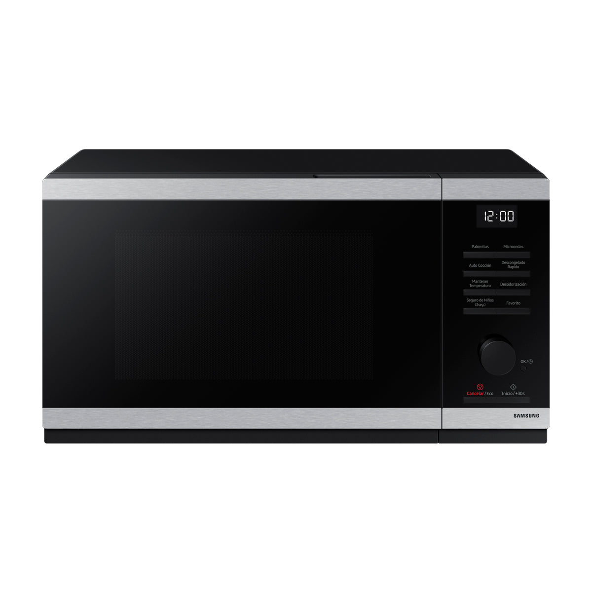 Samsung Microondas de 750W | Convección | Grill | Interior de Cerámica | Steam Cook | Modo Eco | 0.8p3 | Negro