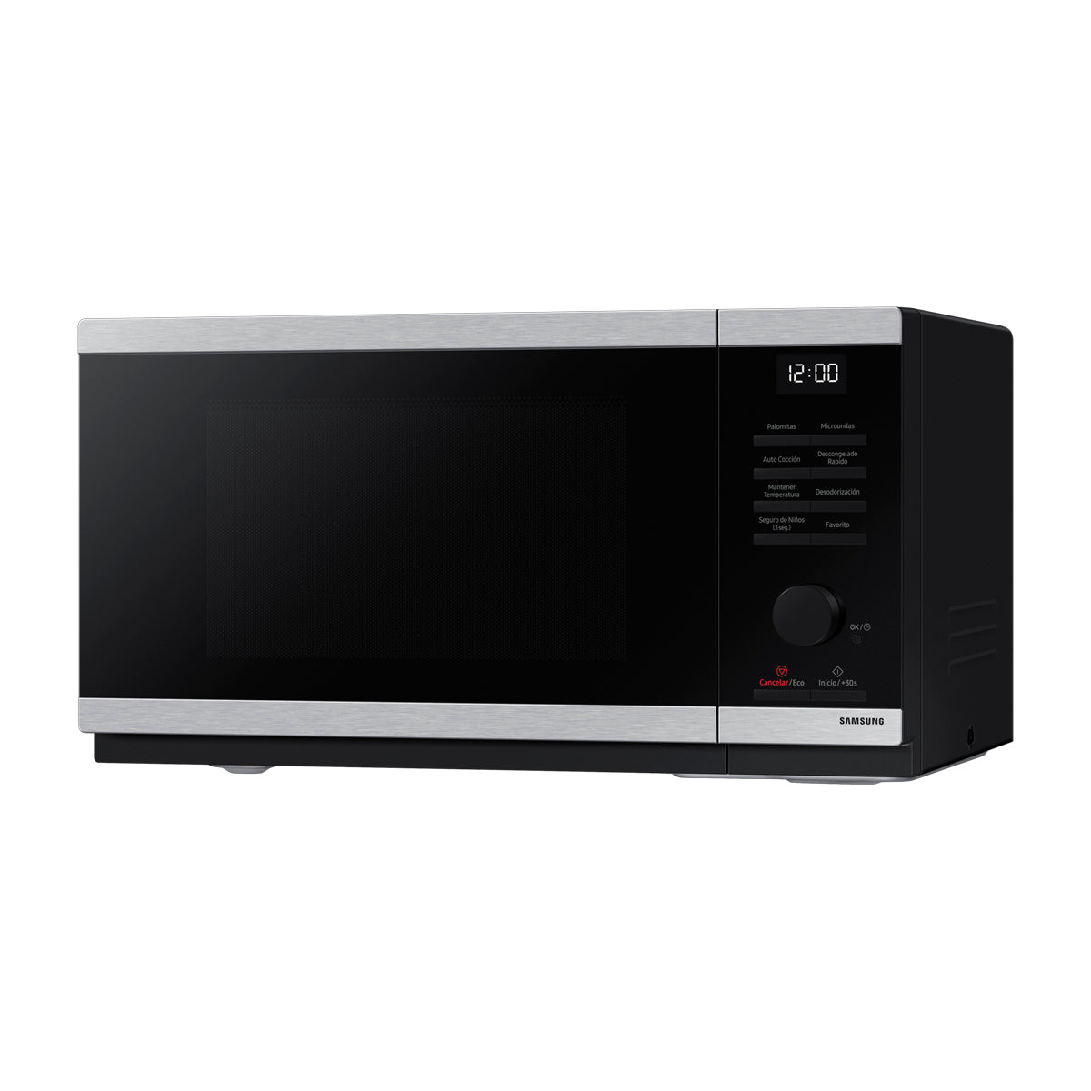 Samsung Microondas de 750W | Convección | Grill | Interior de Cerámica | Steam Cook | Modo Eco | 0.8p3 | Negro