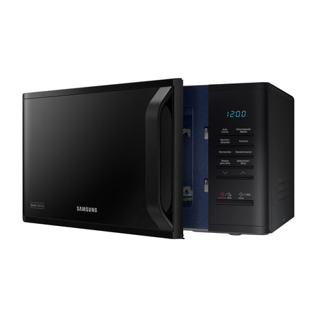 Samsung Microondas de 800W | Interior de Cerámica | Modo Eco | 0.8p3 | Negro
