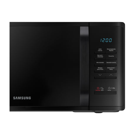 Samsung Microondas de 800W | Interior de Cerámica | Modo Eco | 0.8p3 | Negro