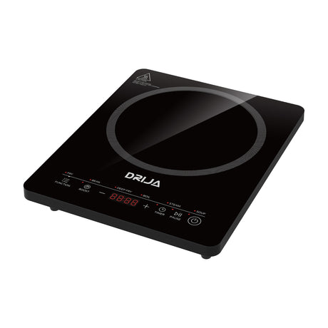 Drija Múnich 28 Induktion Estufa de Mesa Eléctrica de Vitrocerámica | 1 Quemadores | Control Táctil
