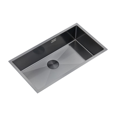 DRIJA Murano 76 Fregador Moderno de Acero Inoxidable | Sistema Anti Reboso | Enjuagador de Vasos | Dispensador de Jabón