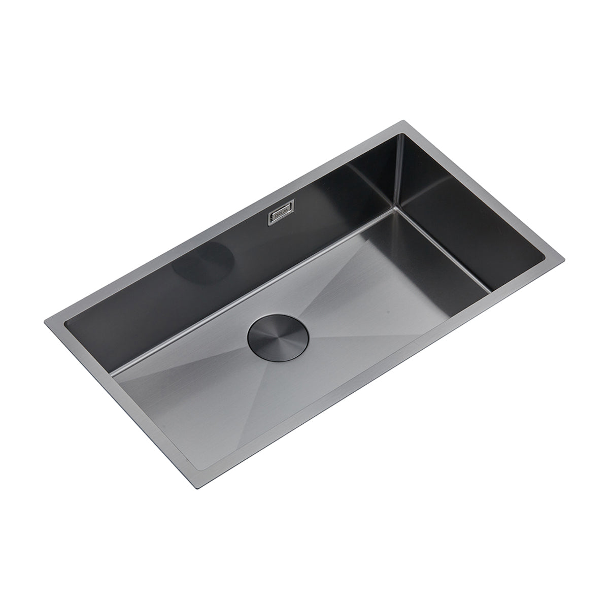 DRIJA Murano 84 Fregador Moderno de Acero Inoxidable | Sistema Anti Reboso | Enjuagador de Vasos | Dispensador de Jabón