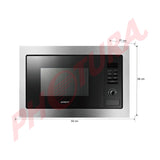 Sankey Microondas Empotrable de 1450W | 0.9p3 | Cocción Grill | Acero Inoxidable