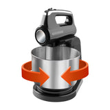 Black & Decker Batidora de Pedestal / Mano de 5 Velocidades | 3.5L | 250W | Negro