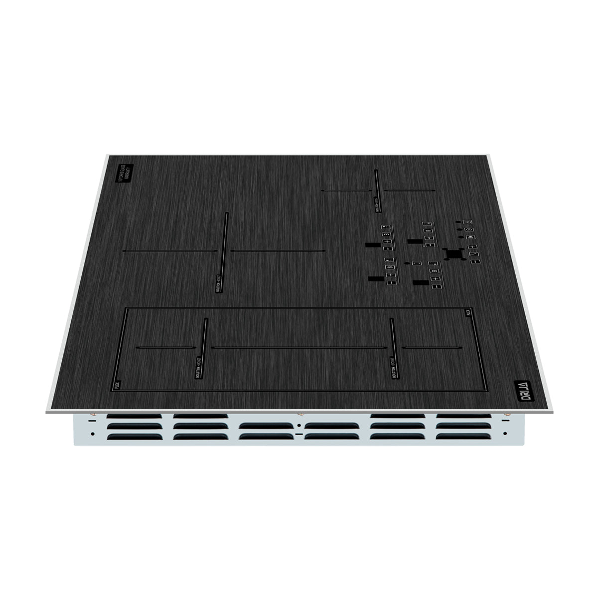 Drija Múnich 76 Induktion Estufa Empotrable Eléctrica de Vitrocerámica | 4 Quemadores | Control Táctil