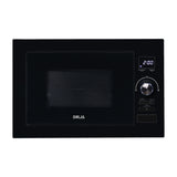 Drija Napoli 25L Black Microondas Empotrable de 900W | 0.9p3 | Cocción Grill | Sistema de Bloqueo Infantil