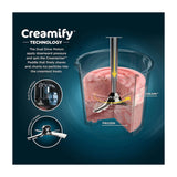 Ninja Creami Máquina para hacer Helado 7-en-1 | Tecnología Creamify | Creameriser System | Negro Plateado