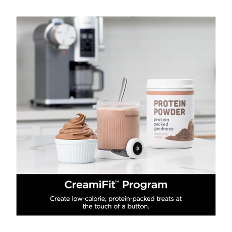 Ninja Swirl Creami Máquina para hacer Helado 13-en-1  | Tecnología Creamify | Tecnología CreamiFit | Plateado