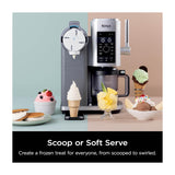 Ninja Swirl Creami Máquina para hacer Helado 13-en-1  | Tecnología Creamify | Tecnología CreamiFit | Plateado