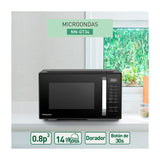 Panasonic Microondas de 900W | Grill | 0.8p3 | Negro