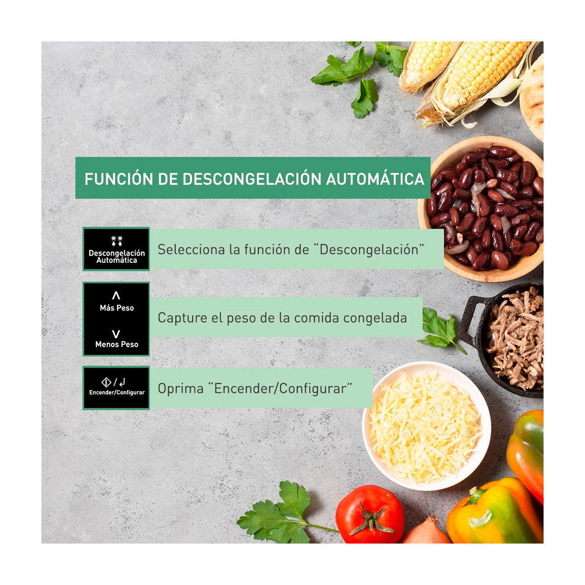 Panasonic Microondas de 900W | Grill | 0.8p3 | Negro