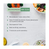 Panasonic Microondas de 1100W | 1.3p3 | Plateado