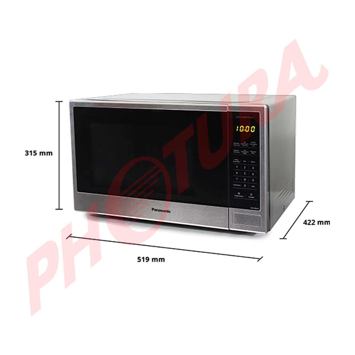 Panasonic NN-SB646SRUH Microondas de 1100W | 1.3p3 | Plateado