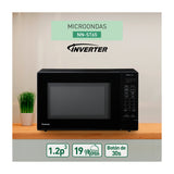 Panasonic Microondas Inverter de 1200W | 1.2p3 | Negro