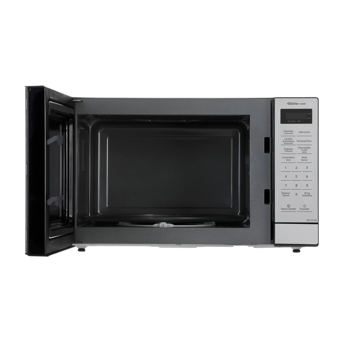 Panasonic Microondas Inverter de 1200W | 1.2p3 | Gris