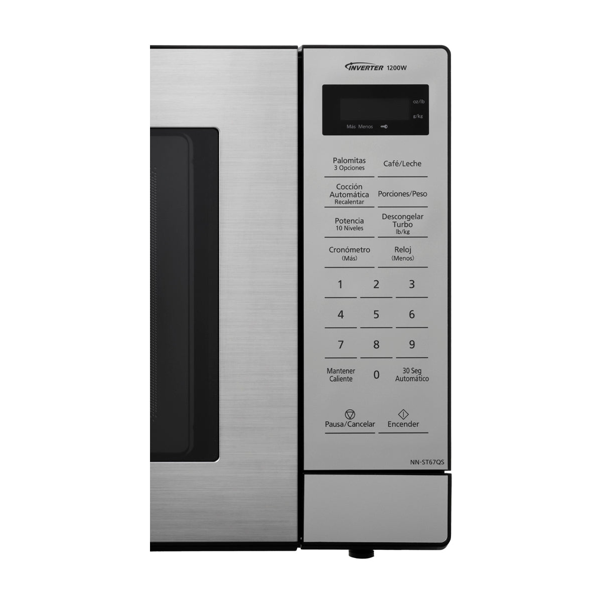 Panasonic Microondas Inverter de 1200W | 1.2p3 | Gris