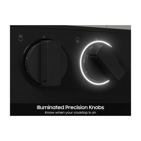 Samsung BESPOKE Estufa a Gas de Acero Inoxidable | WiFi Smart | 6p3 | Smart Oven Camera | Air Sous Vide | True Convection | Panel Digital | Plancha | 30" | 5 Quemadores