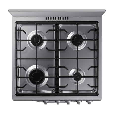 Samsung Estufa a Gas de Acero Inoxidable | Quemador Rápido | Easy Clean | Capacidad de 2.5p3 | 24" | 4 Quemadores