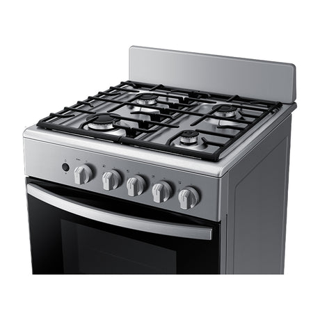 Samsung Estufa a Gas de Acero Inoxidable | Quemador Rápido | Easy Clean | Capacidad de 2.5p3 | 24" | 4 Quemadores