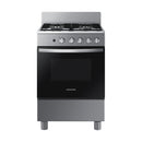 Samsung Estufa a Gas de Acero Inoxidable | Quemador Rápido | Easy Clean | Capacidad de 2.5p3 | 24" | 4 Quemadores