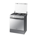 Samsung Estufa a Gas de Acero Inoxidable | Quemador Triple Potencia | Tipo Espejo | Capacidad de 5.2p3 | Tapa | Plancha | 30" | 5 Quemadores