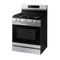 Samsung Estufa a Gas de Acero Inoxidable | WiFi Smart | 6p3 | Air Fryer | Convección | Control de Voz (Alexa y Google) | Panel Digital | Plancha | 30" | 5 Quemadores