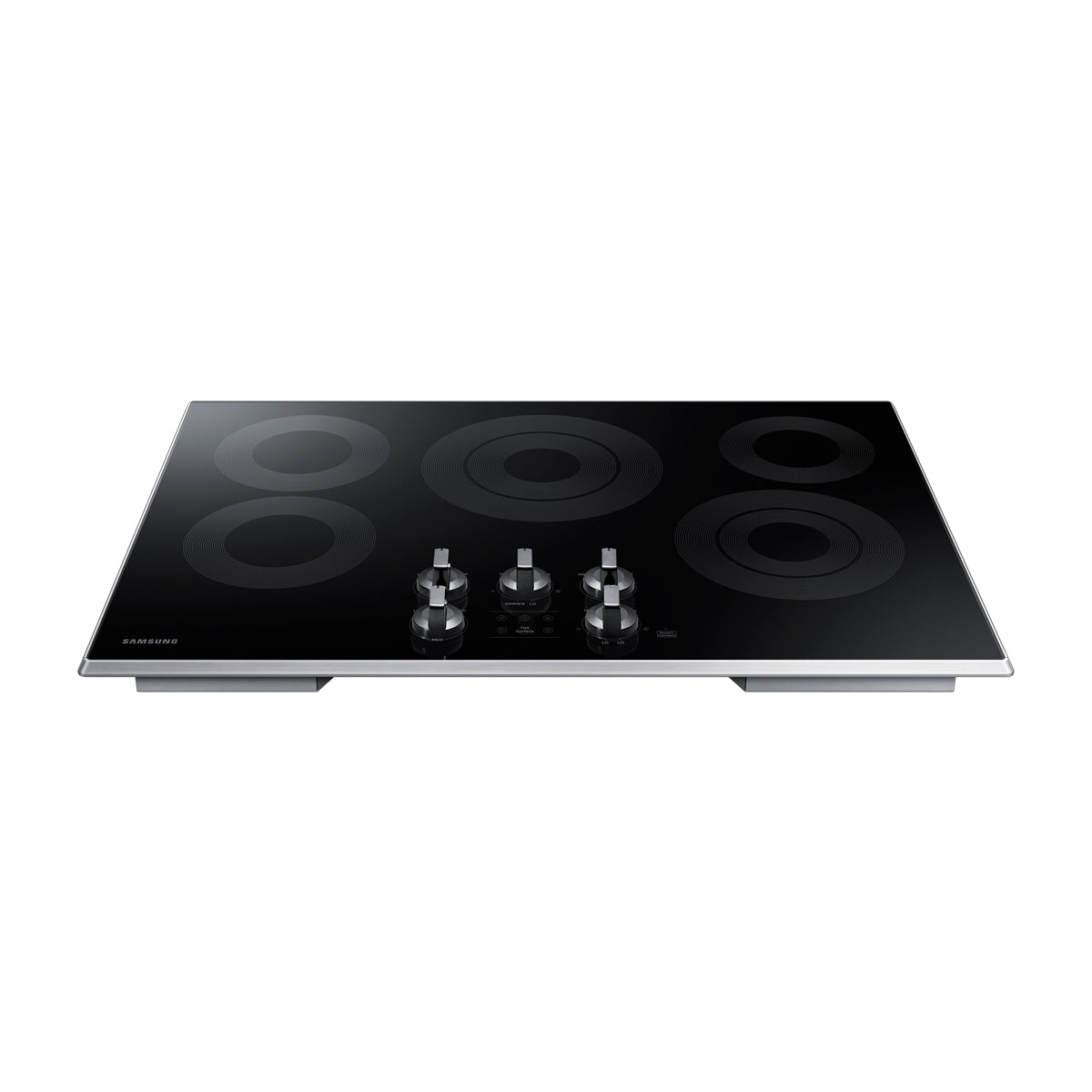 Samsung Estufa Empotrable Eléctrica de Vitrocerámica | 30" | 5 Quemadores | WiFi | Control Frontal | Fácil de Limpiar | Negro