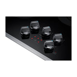 Samsung Estufa Empotrable Eléctrica de Vitrocerámica | 30" | 5 Quemadores | WiFi | Control Frontal | Fácil de Limpiar | Negro