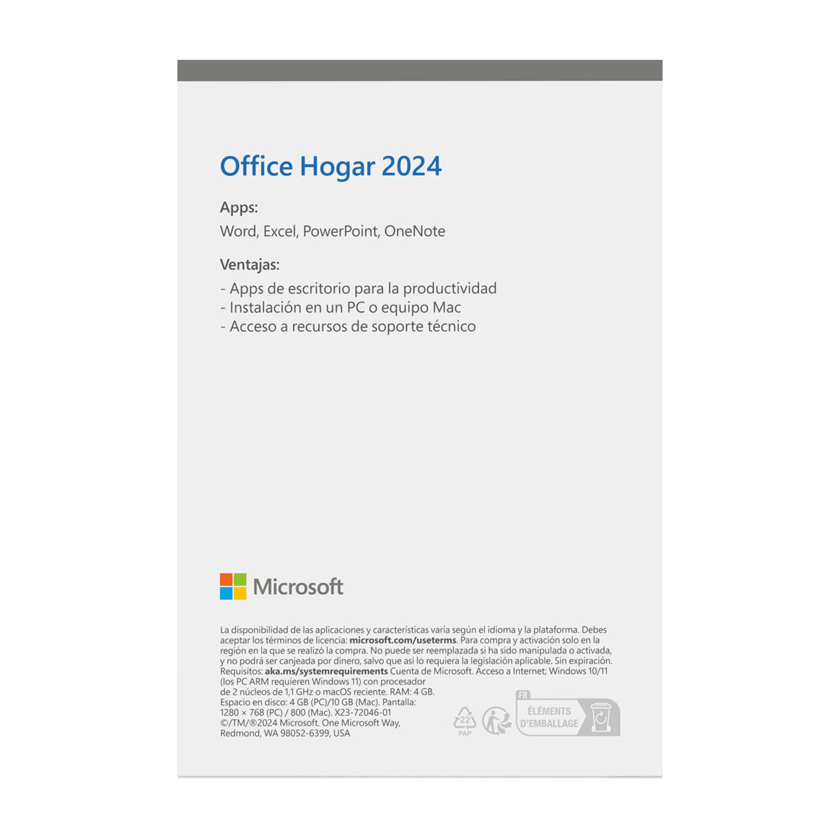 Microsoft Office Hogar | 1 Equipo