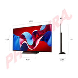 LG OLED55C4 Televisor OLED Evo Ultra HD 4K Cinema HDR Smart de 55" | Procesador a9 Gen 7 AI | Brightness Booster | AI Sound Pro | Dolby Vision Atmos