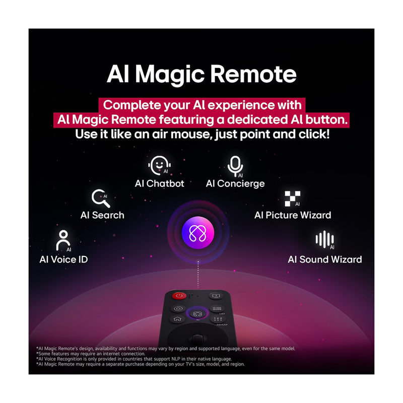 LG OLED65C5 Televisor OLED Evo Ultra HD 4K Cinema HDR Smart de 65" | Procesador a9 Gen 8 AI | Brightness Booster | AI Sound Pro | Dolby Vision Atmos