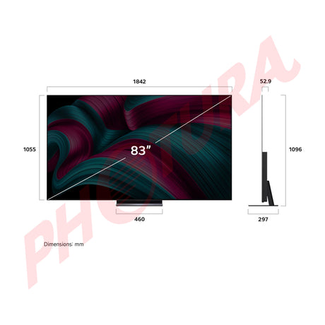 LG OLED83C5 Televisor OLED Evo Ultra HD 4K Cinema HDR Smart de 83" | Procesador a9 Gen 8 AI | Brightness Booster | AI Sound Pro | Dolby Vision Atmos