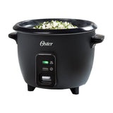 Oster ORIC00BK6C Olla Arrocera de 1.4L | Interior Antiadherente Extraíble | Negro