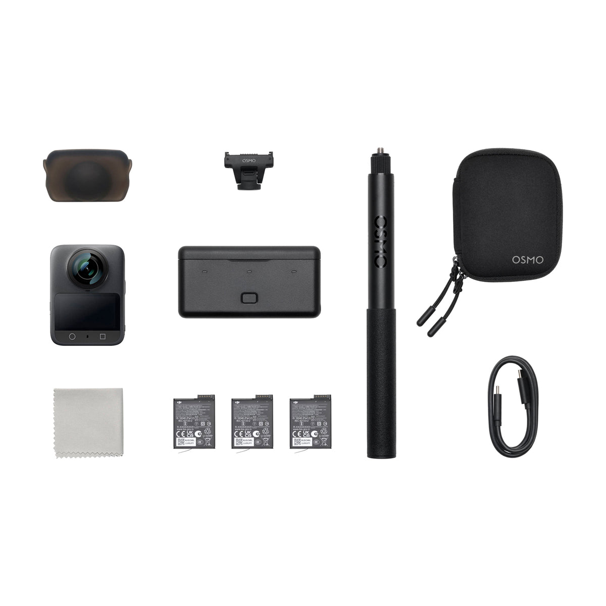 DJI Osmo Action 360 Adventure Cámara de Acción | Video 8K 360° | Doble Pantalla | HorizonSteady | Slow Motion