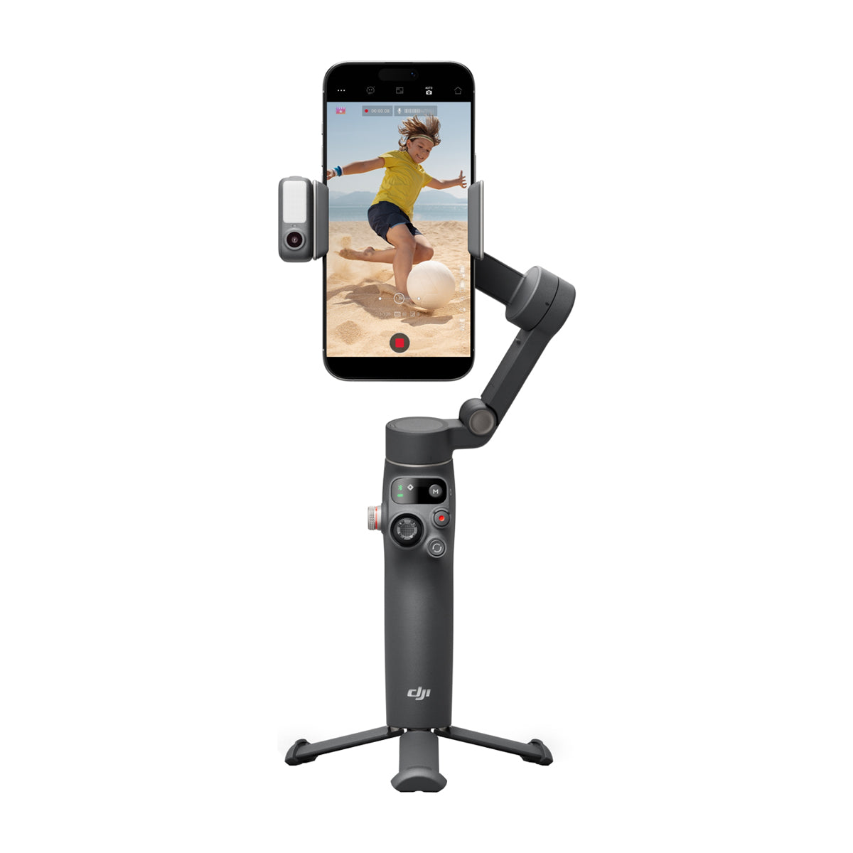 DJI Osmo Mobile 7P Gimbal Extendible para Smartphones | Magnetic | Estabilizador de 3-Ejes | Módulo Multifuncional | Quick Launch | Rueda Lateral | ActiveTrack 7.0 | 10H | Gris Oscuro