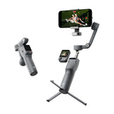 DJI Osmo Mobile 8P Advanced Tracking Combo Gimbal Extendible para Smartphones | Magnetic | Estabilizador de 3-Ejes | Osmo FrameTap | Módulo Multifuncional | Rotación 360° | ActiveTrack 8.0 | 10H | Gris Oscuro