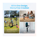 DJI Osmo Mobile 8 Gimbal Extendible para Smartphones | Magnetic | Estabilizador de 3-Ejes | Módulo Multifuncional | Quick Launch | Rotación 360° | ActiveTrack 7.0 | 10H | Gris Oscuro